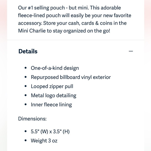 Rareform Charlie Pouch Bag - Picture 5 of 5